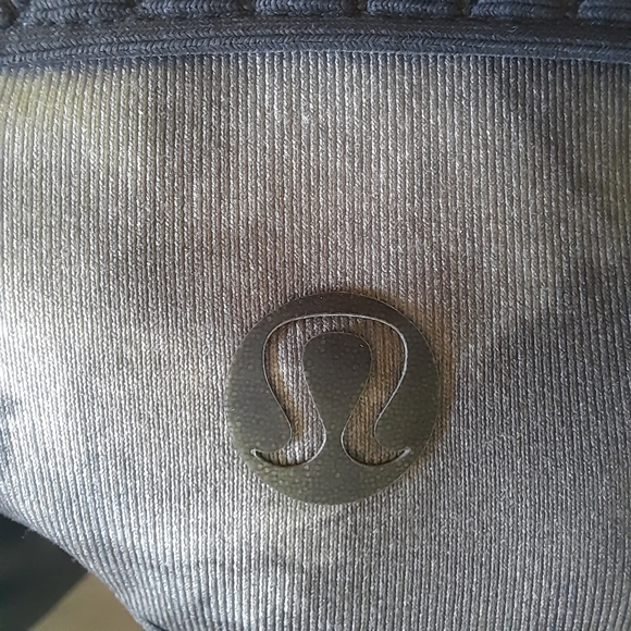 Lululemon Rehearsal Tank Black White Coal Tinted Canvas Super Women’s Sz 8 - Picture 7 of 11